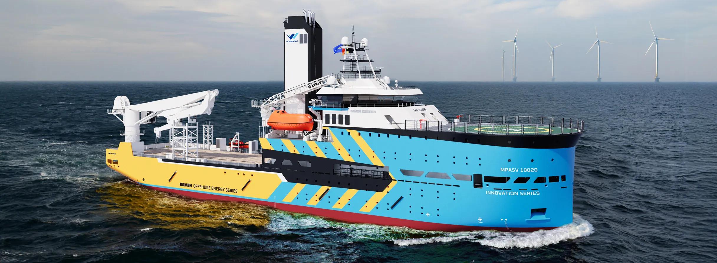 Damen and Windcat introduce Innovation Series – a new class of offshore support vessels