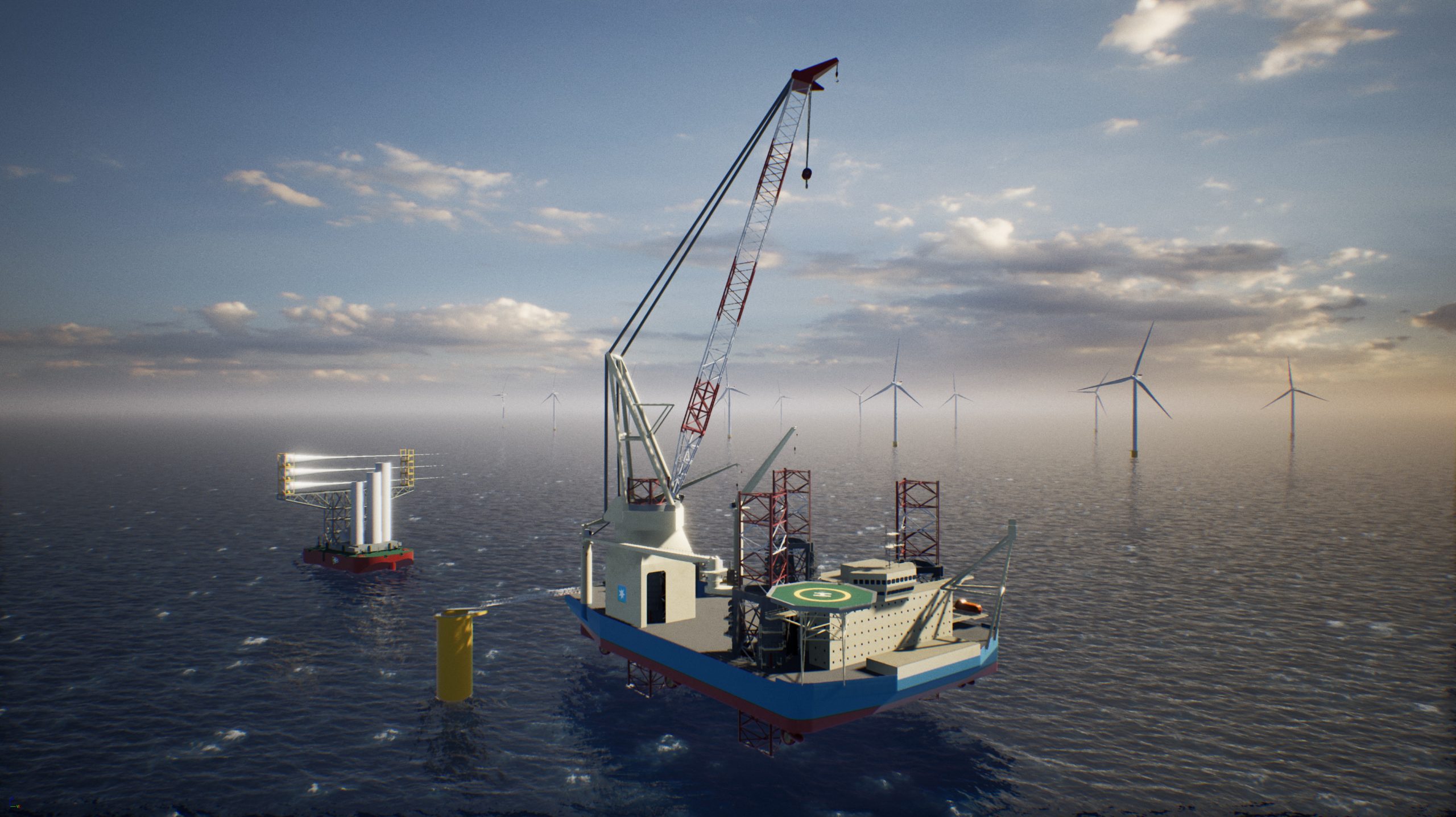 Seatrium and Maersk Settle $475M Wind Vessel Dispute