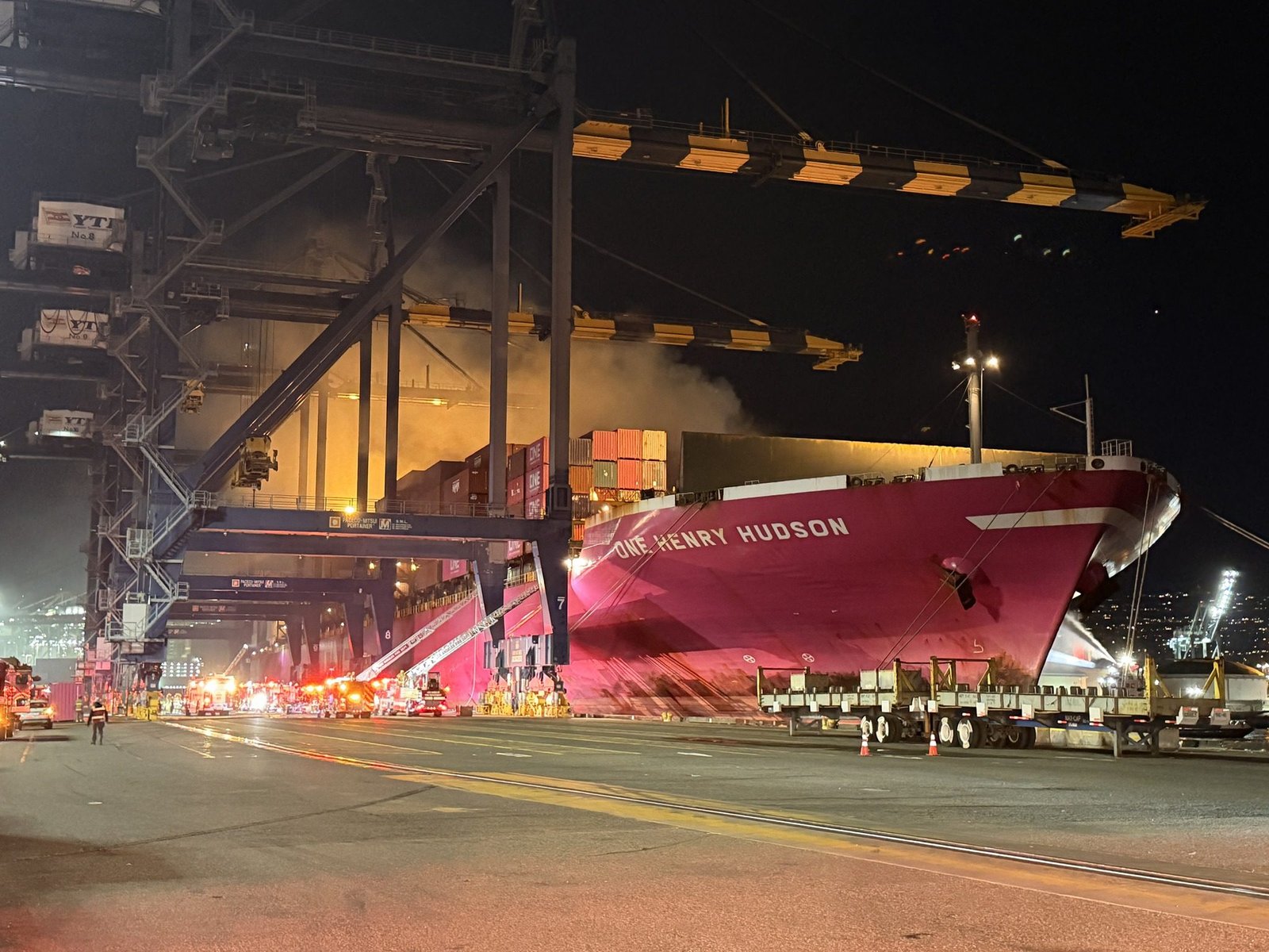 ONE Henry Hudson Cargo Operations Resume at Port of Los Angeles After Fire