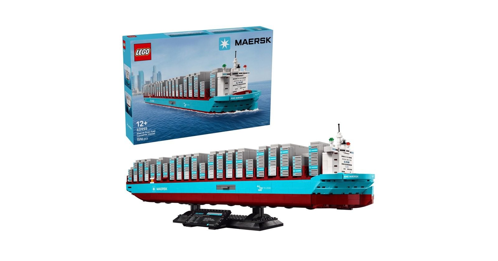 Maersk’s Record-Setting Dual-Fuel Containership Goes LEGO