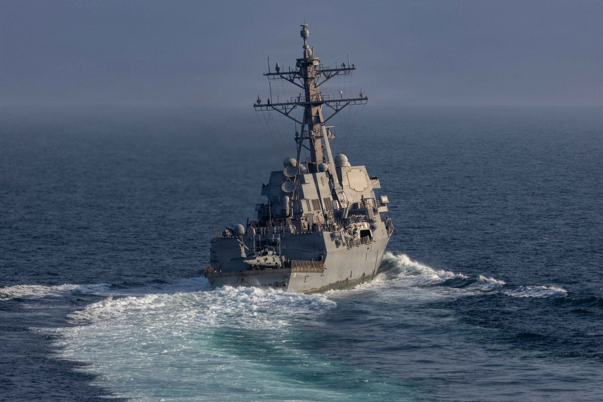 U.S. Declares Blockade Effective as First Ships Turned Back from Iranian Ports