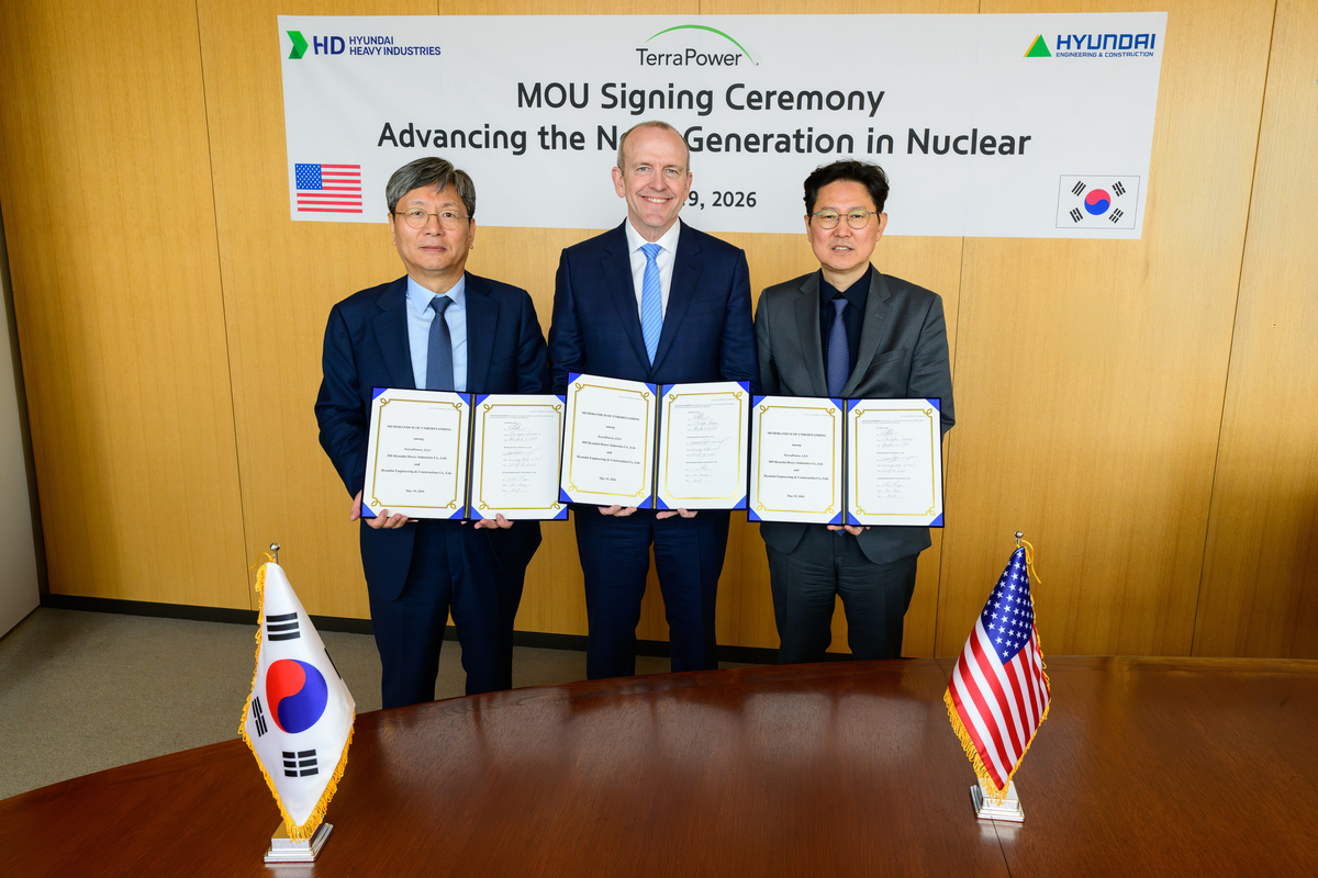 HD Hyundai Moves Deeper Into Nuclear With TerraPower Reactor Supply Pact photo