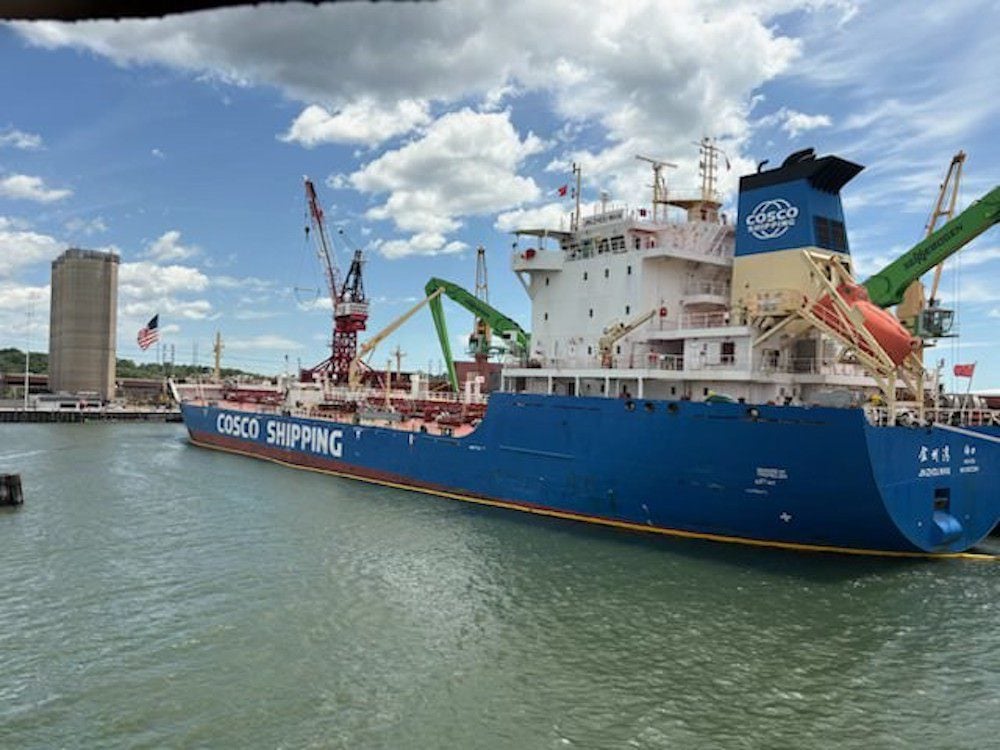 Chinese COSCO Tanker Delivers Asphalt to Connecticut Under Jones Act Waiver photo