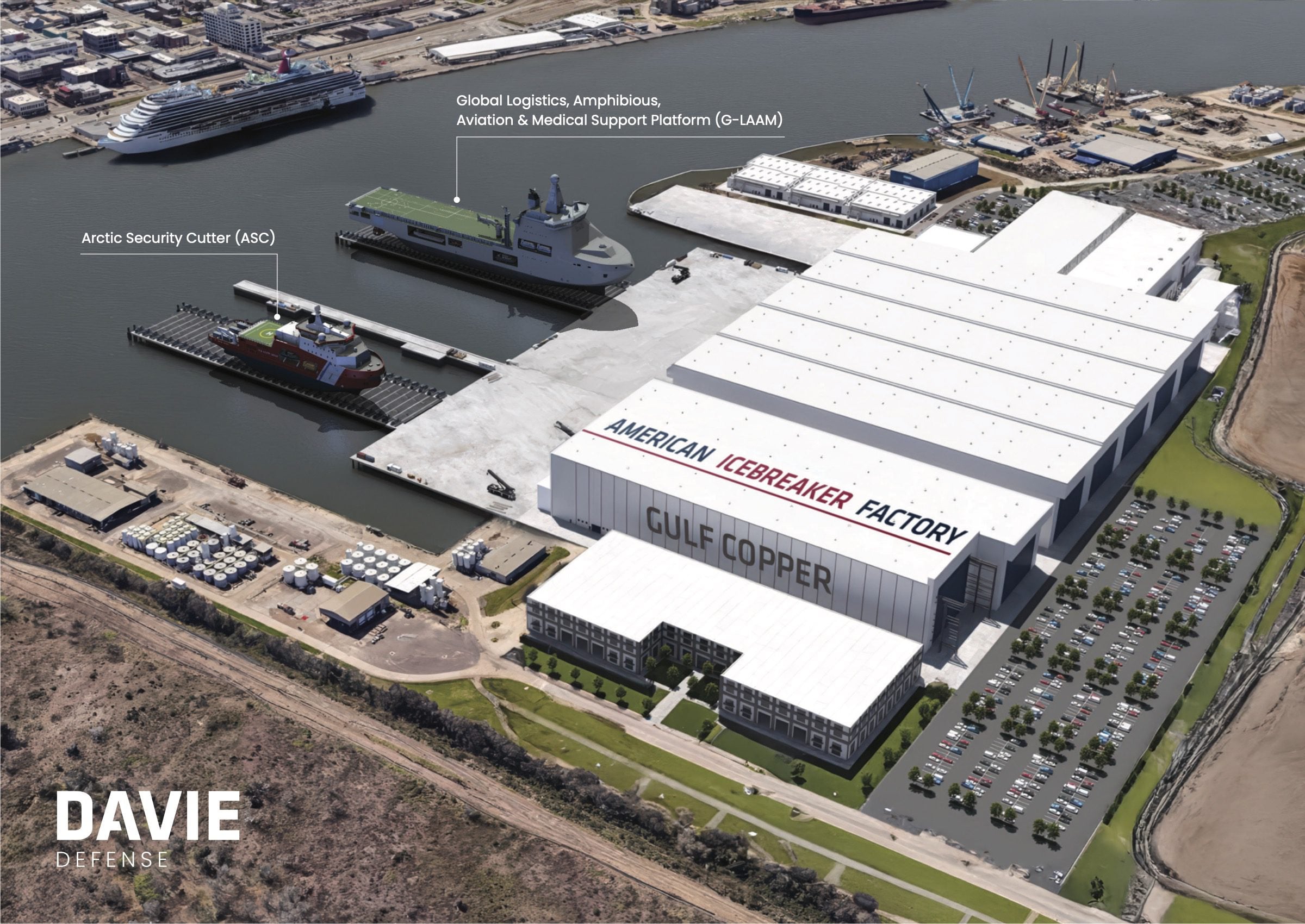 Davie Breaks Ground on $1 Billion Texas Shipyard Expansion for Coast Guard Icebreakers photo
