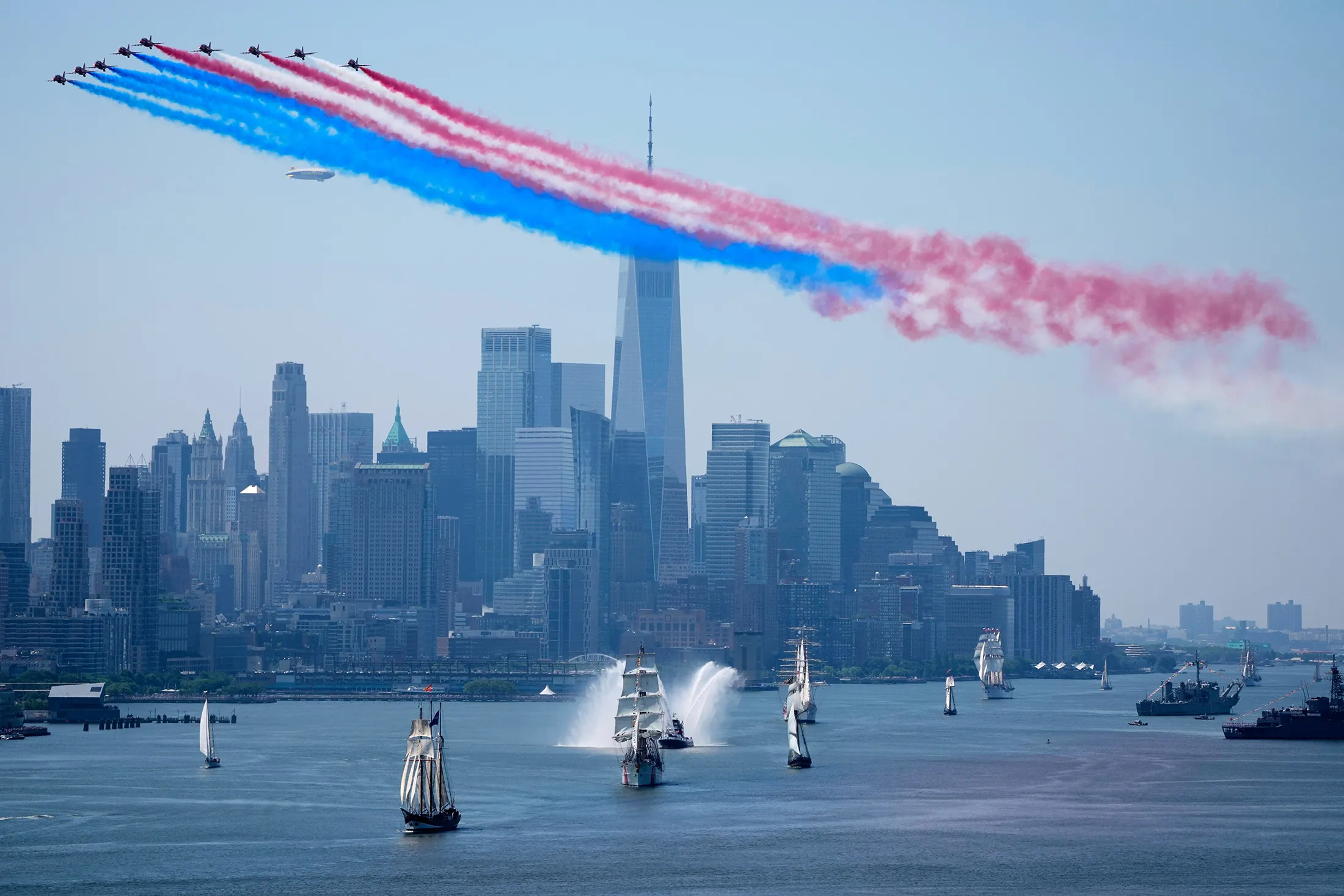 NYC Gets A Parade Of Historic Military Ships To Mark America 250 photo