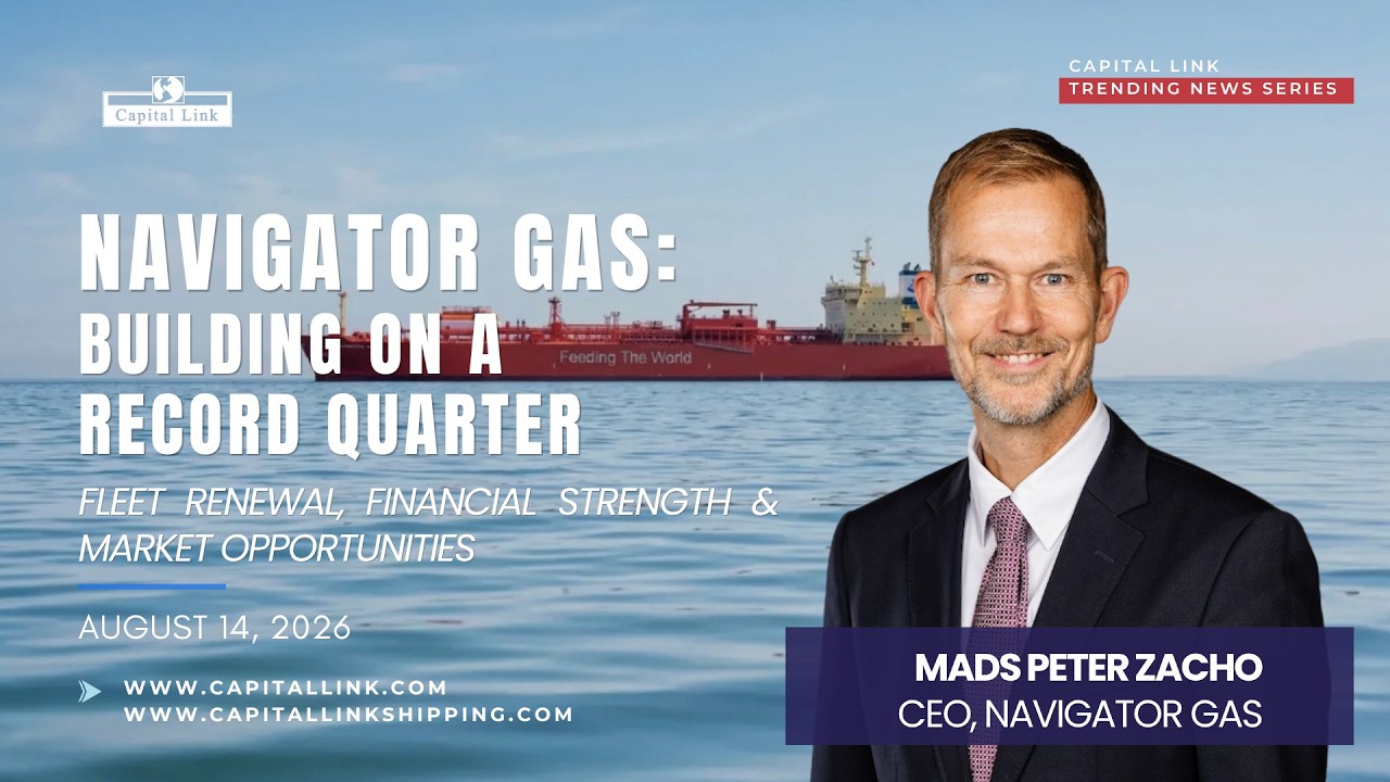 Navigator Gas Sees U.S. Gas Export Boom Driving Handysize Demand