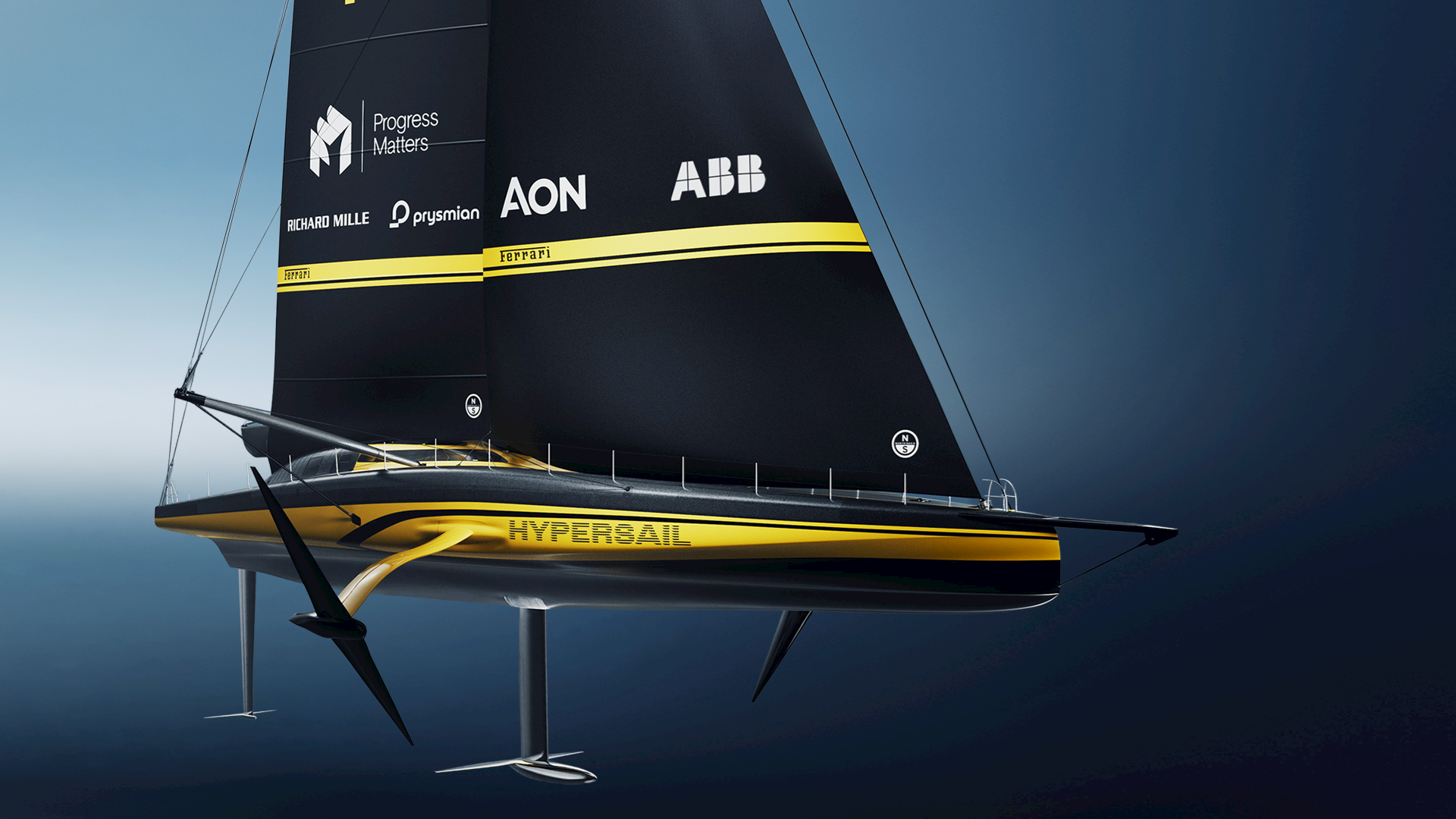 ABB joins forces with Ferrari Hypersail to take Direct Current to new horizons  photo