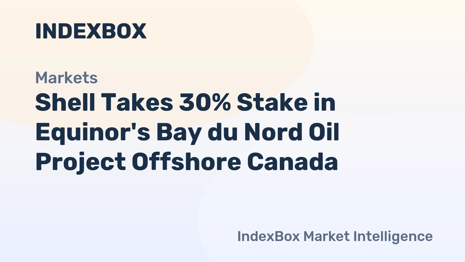Equinor Brings Shell Into $14 Billion Bay du Nord Project